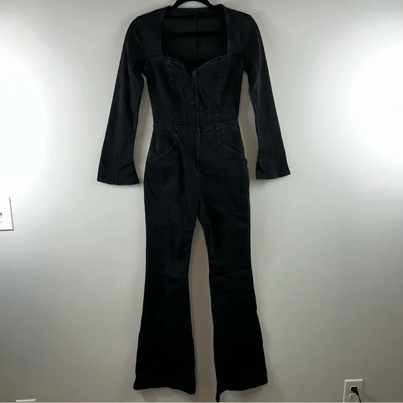 Free People We the Free Karly Jumpsuit in Night Rider Size XS - Picture 3 of 14